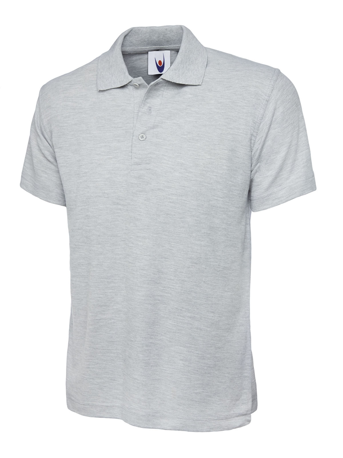 Uneek Childrens Classic Poloshirt in Heather Grey