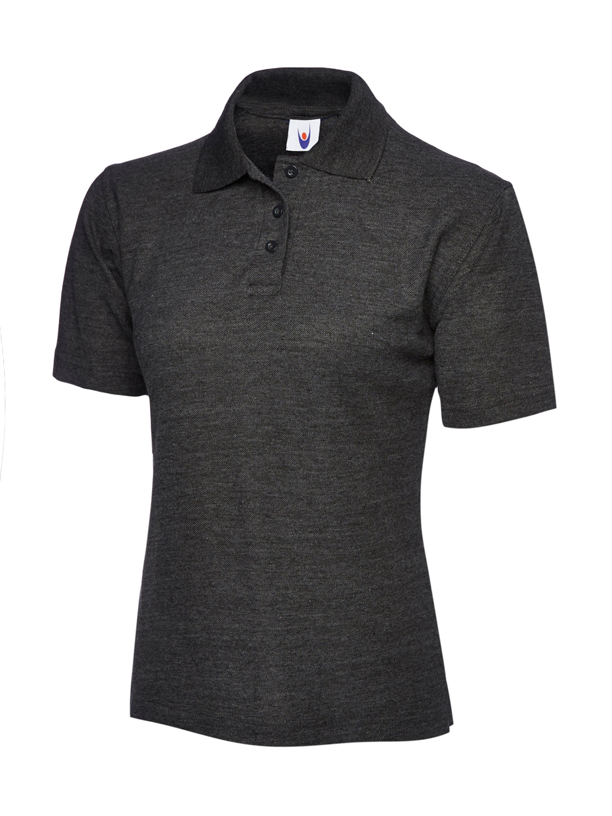 Uneek Ladies Classic Poloshirt in Charcoal