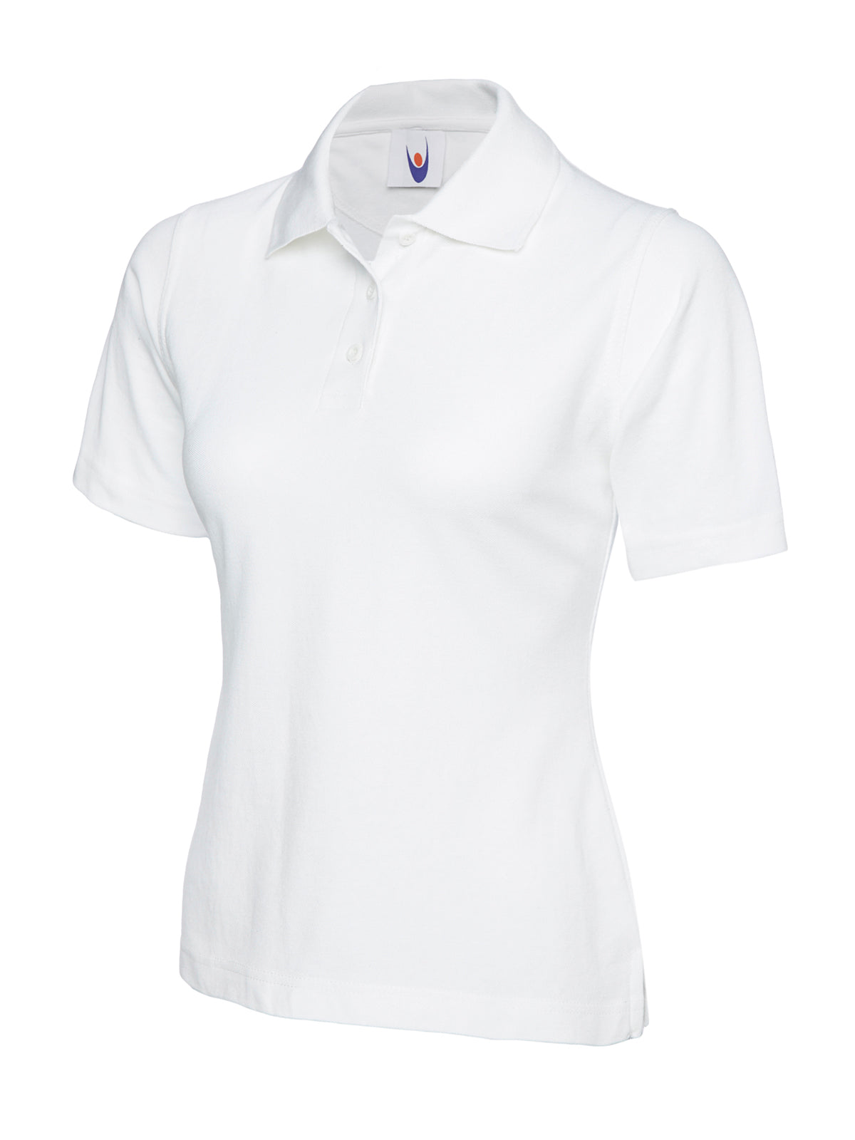 Uneek Ladies Classic Poloshirt in White
