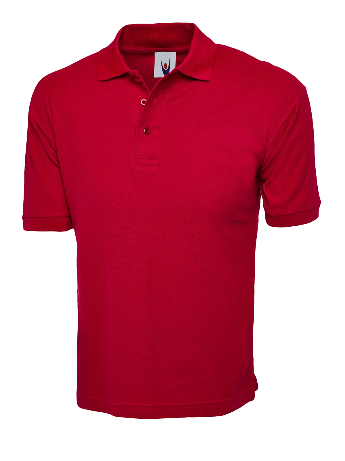 Uneek Classic Cotton Poloshirt in Red