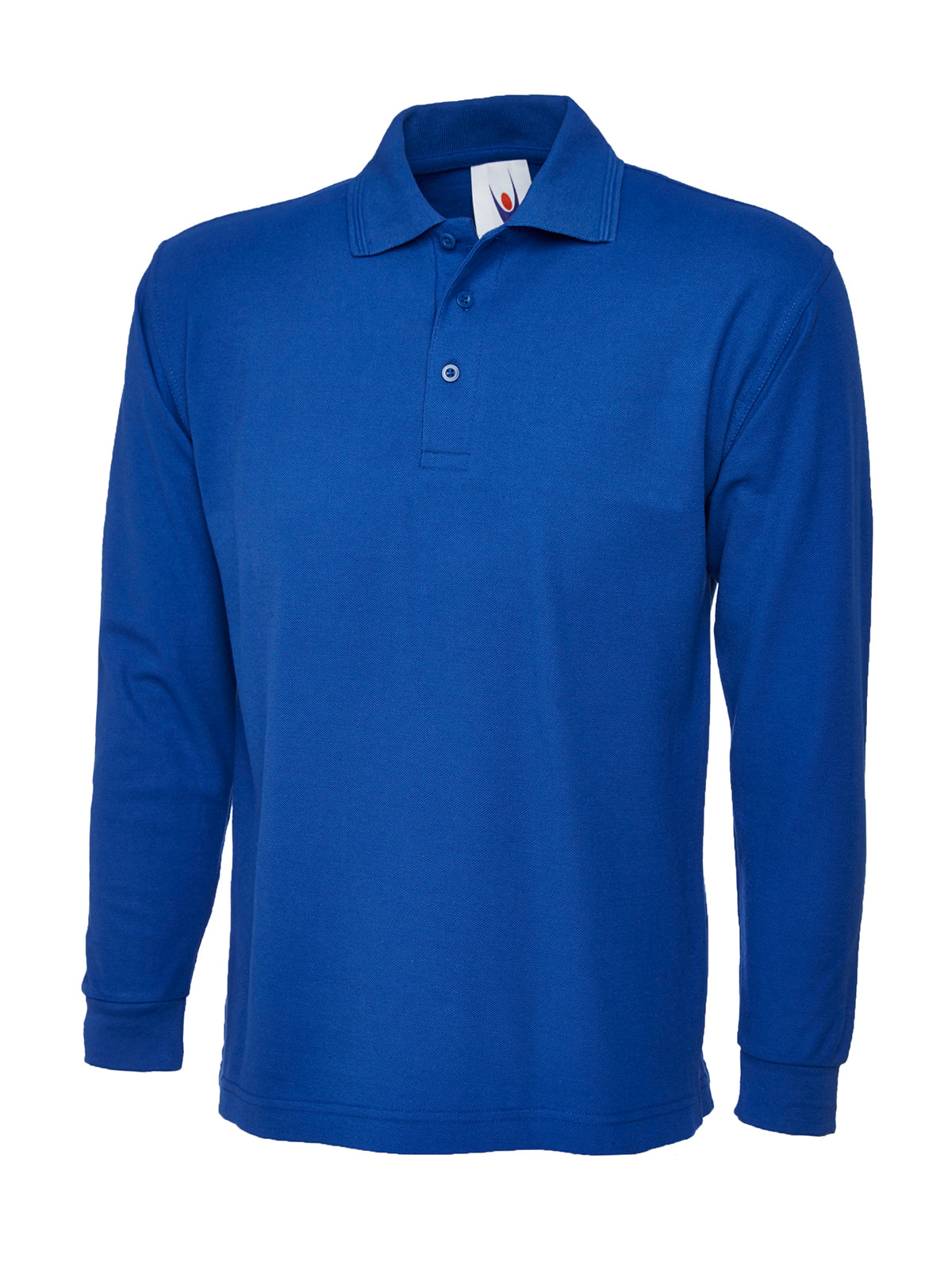 Uneek Longsleeve Classic Poloshirt in Royal