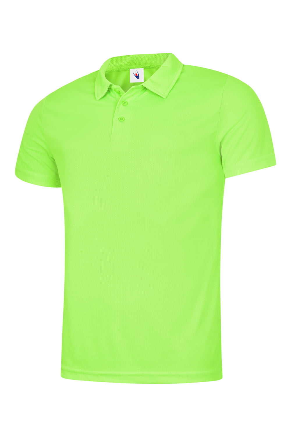 Uneek Mens Ultra Cool Poloshirt in Electric Green