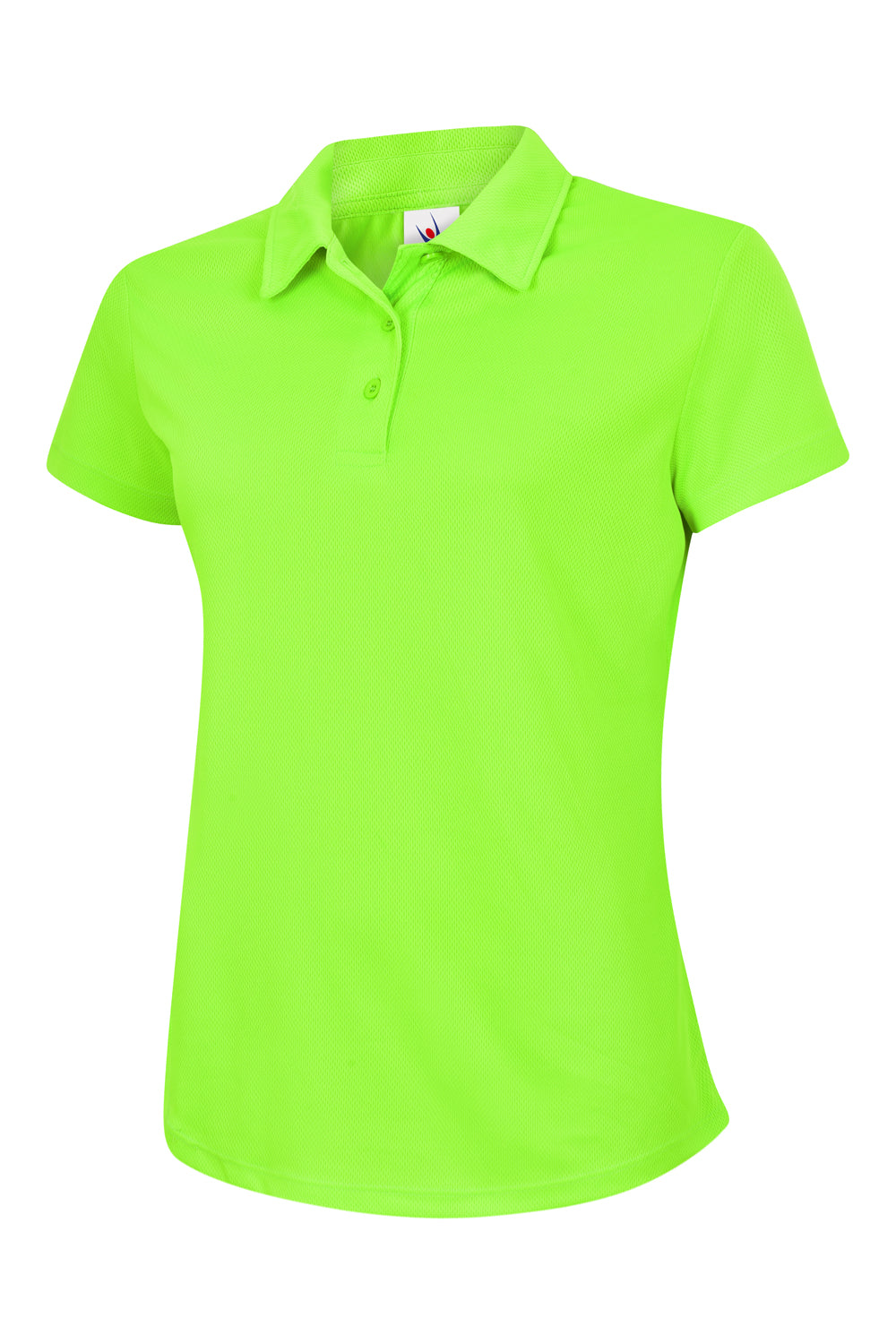 Uneek Ladies Ultra Cool Poloshirt in Electric Green