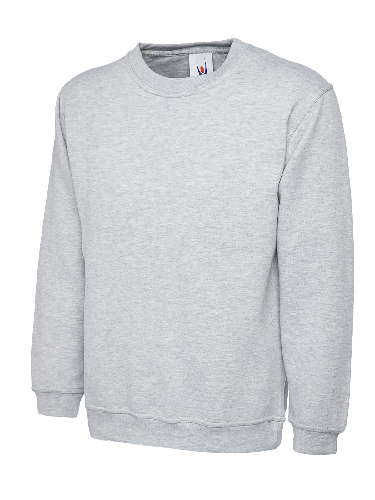 Uneek Heavyweight Sweatshirt in Heather Grey