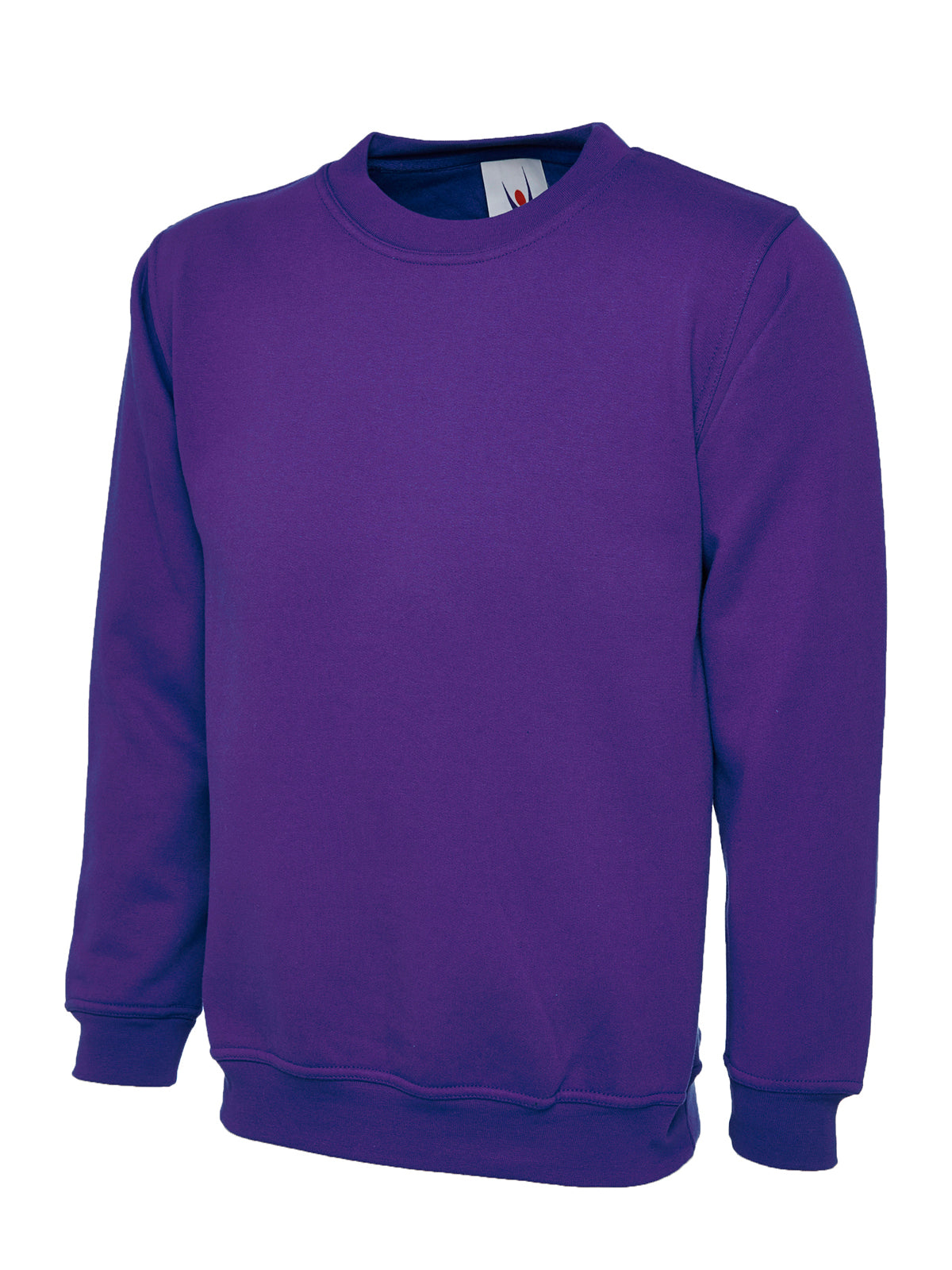 Uneek Childrens Classic Sweatshirt in Purple