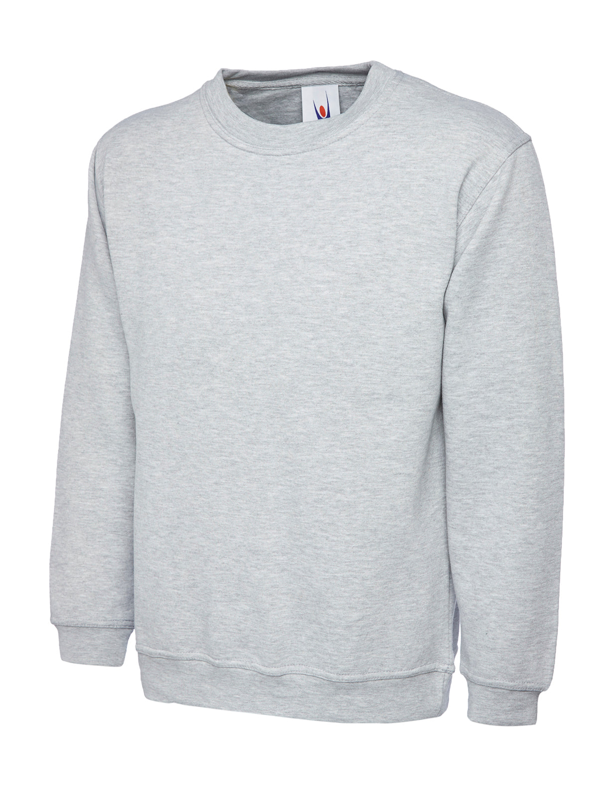 Uneek Olympic Sweatshirt in Heather Grey