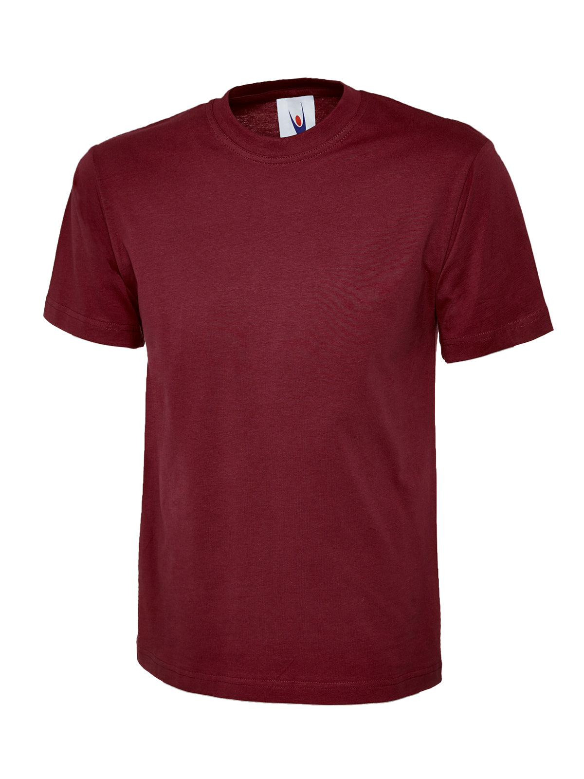 Uneek Classic T-shirt in Maroon