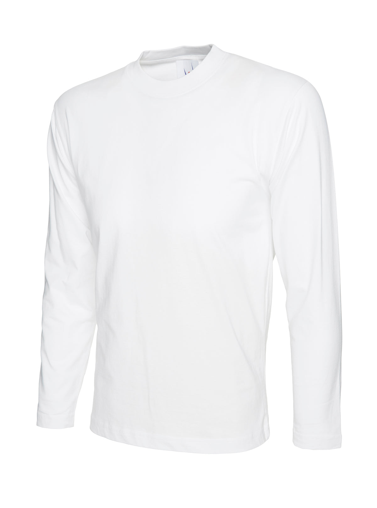 Uneek Long Sleeve Classic T-Shirt in White