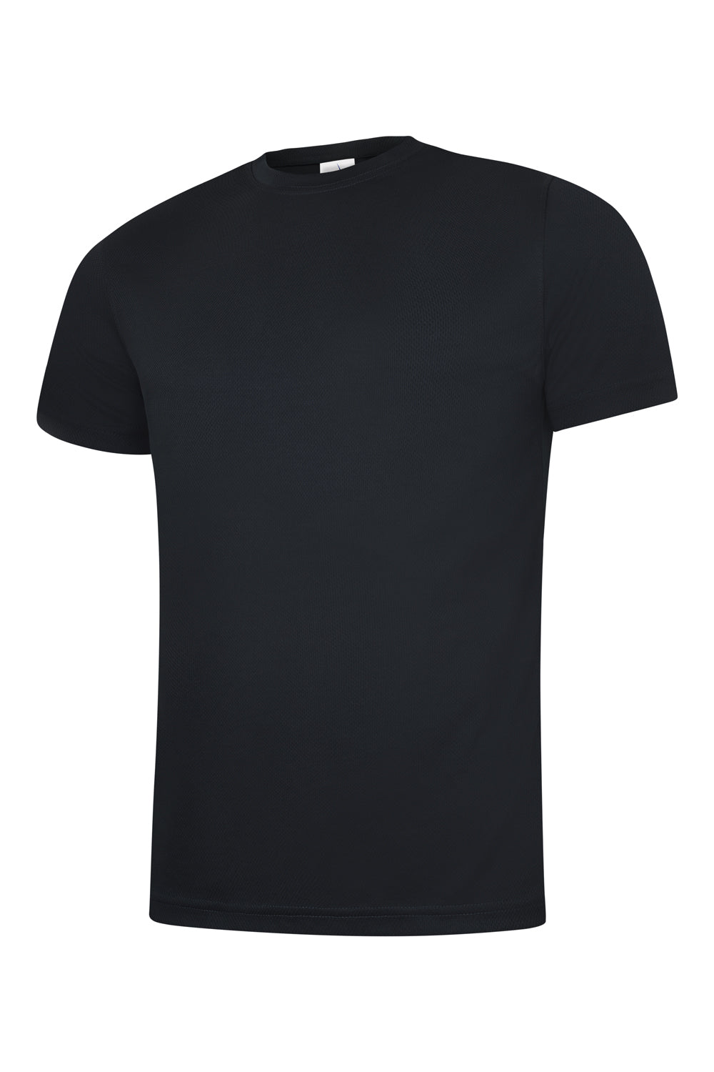 Uneek Mens Ultra Cool T-Shirt in Black, back view