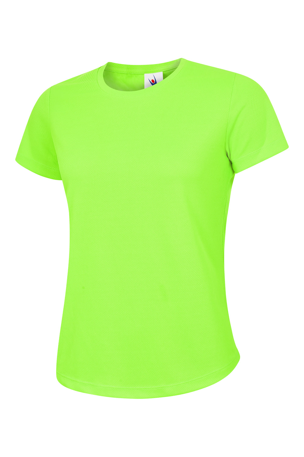 Uneek Ladies Ultra Cool T-Shirt in Electric Green