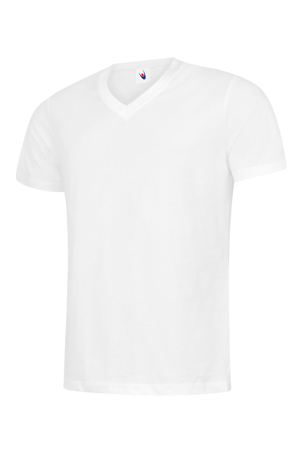 Uneek Classic V Neck T-shirt in White