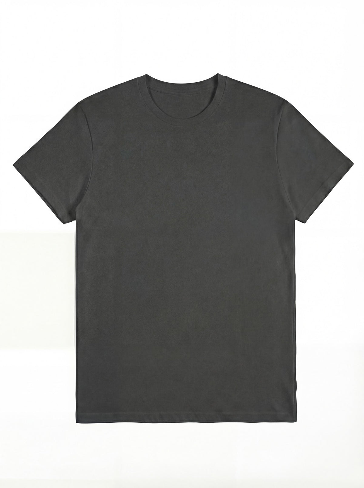 Uneek Polycotton Workwear T Shirt in Charcoal, front view