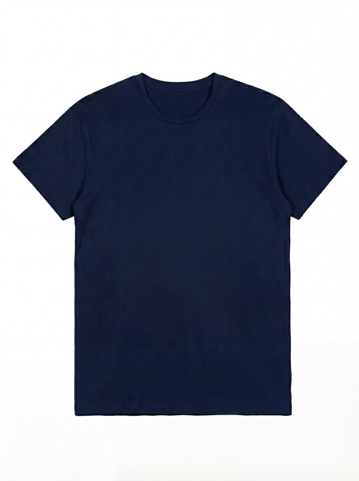 Uneek Polycotton Workwear T Shirt in Navy, front view