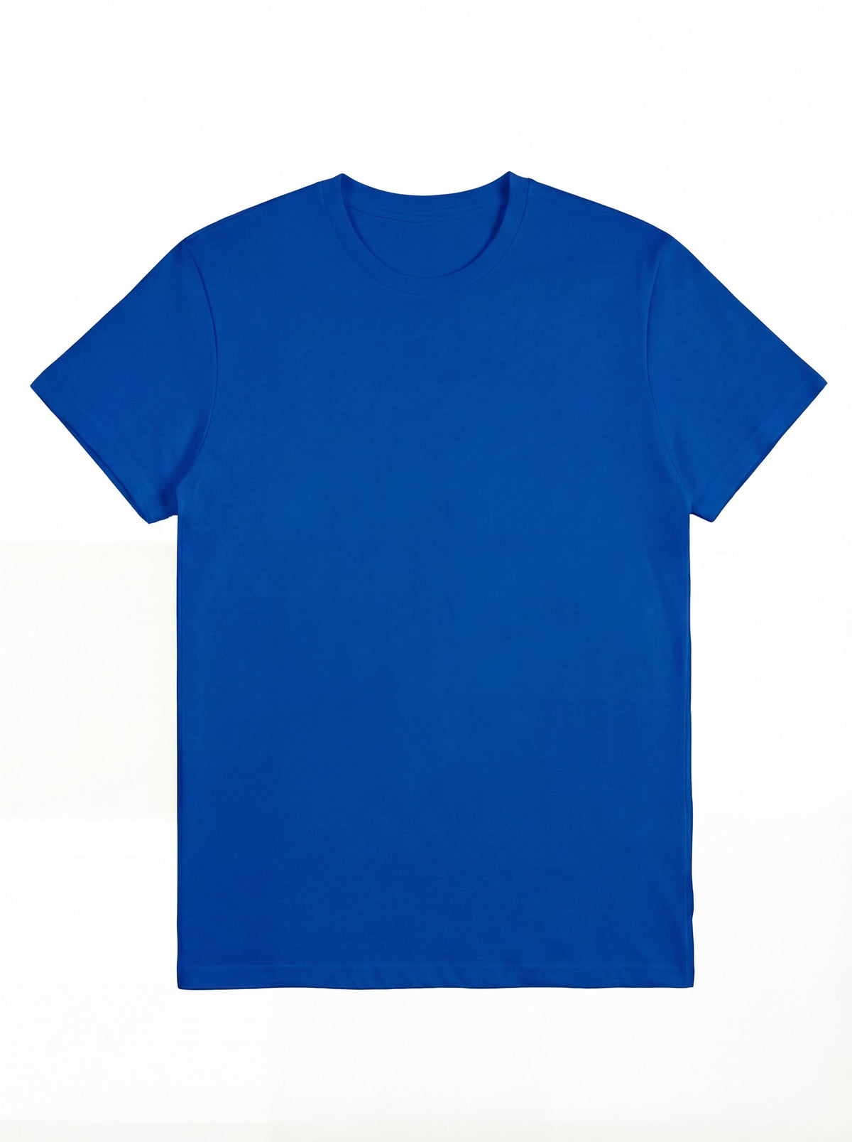 Uneek Polycotton Workwear T Shirt in Royal, front view