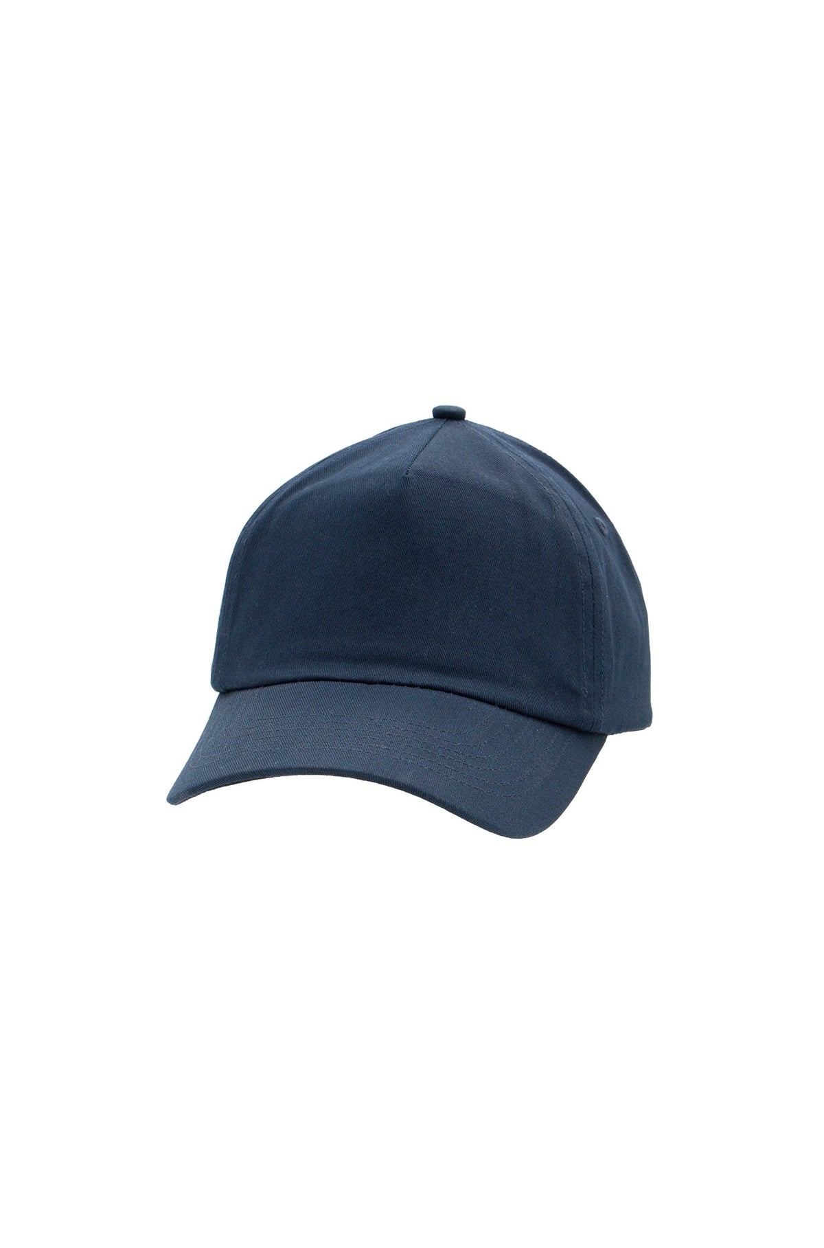 Uneek Classic 5 Panel Cap in Navy, front view