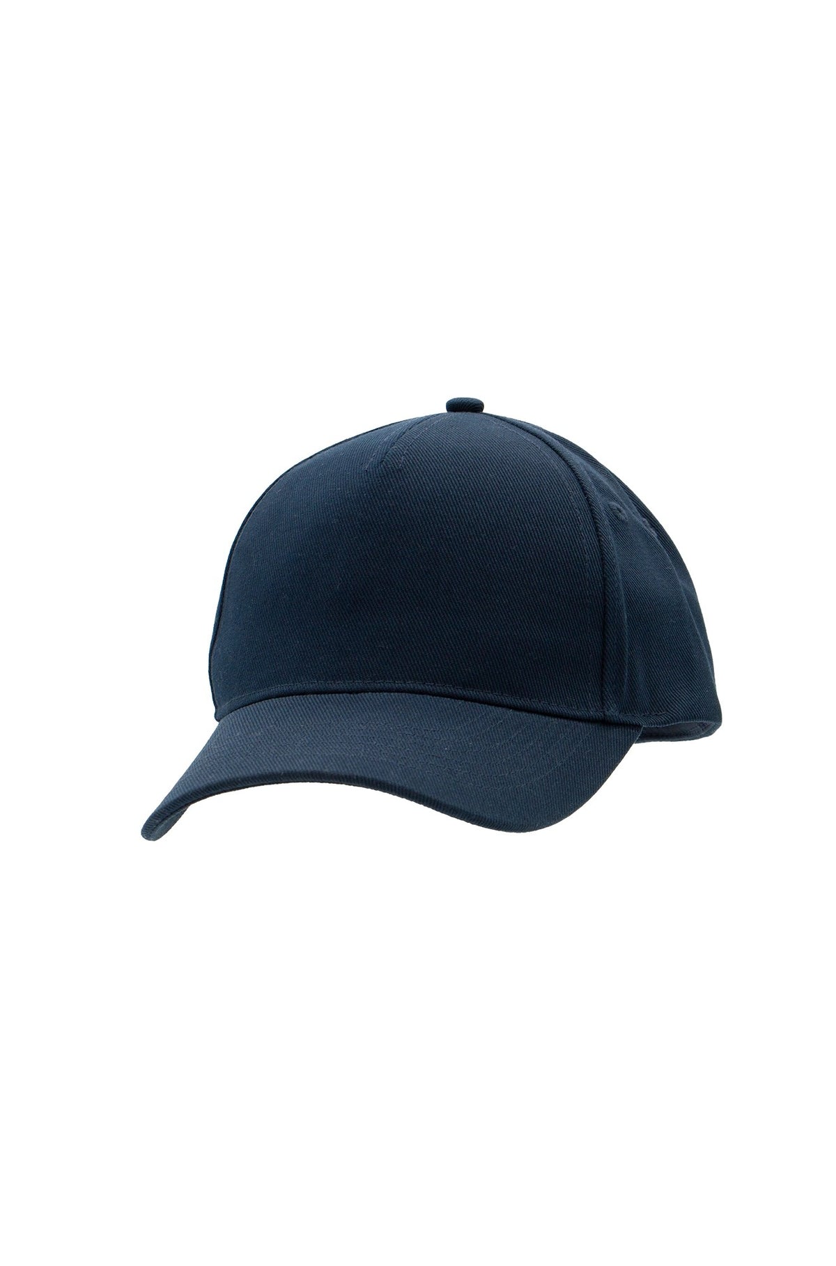 Uneek Heavyweight 5 Panel Cap in Navy, front view