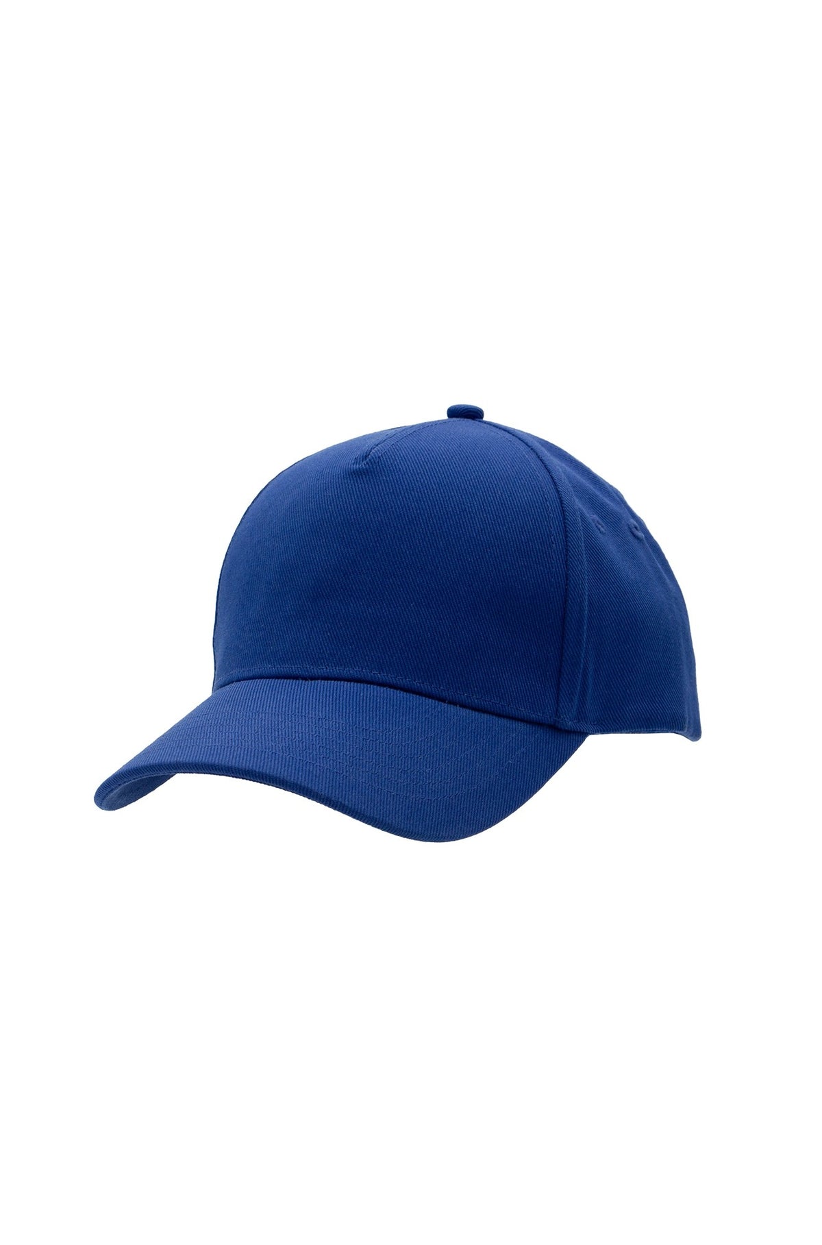 Uneek Heavyweight 5 Panel Cap in Royal, front view
