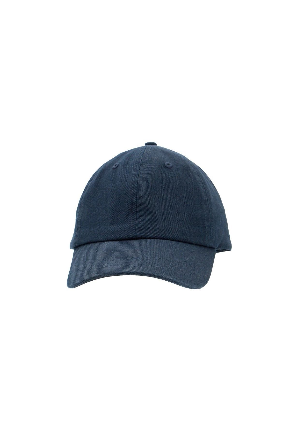 Uneek 6 Panel Low Profile Dad Cap in Navy, front view