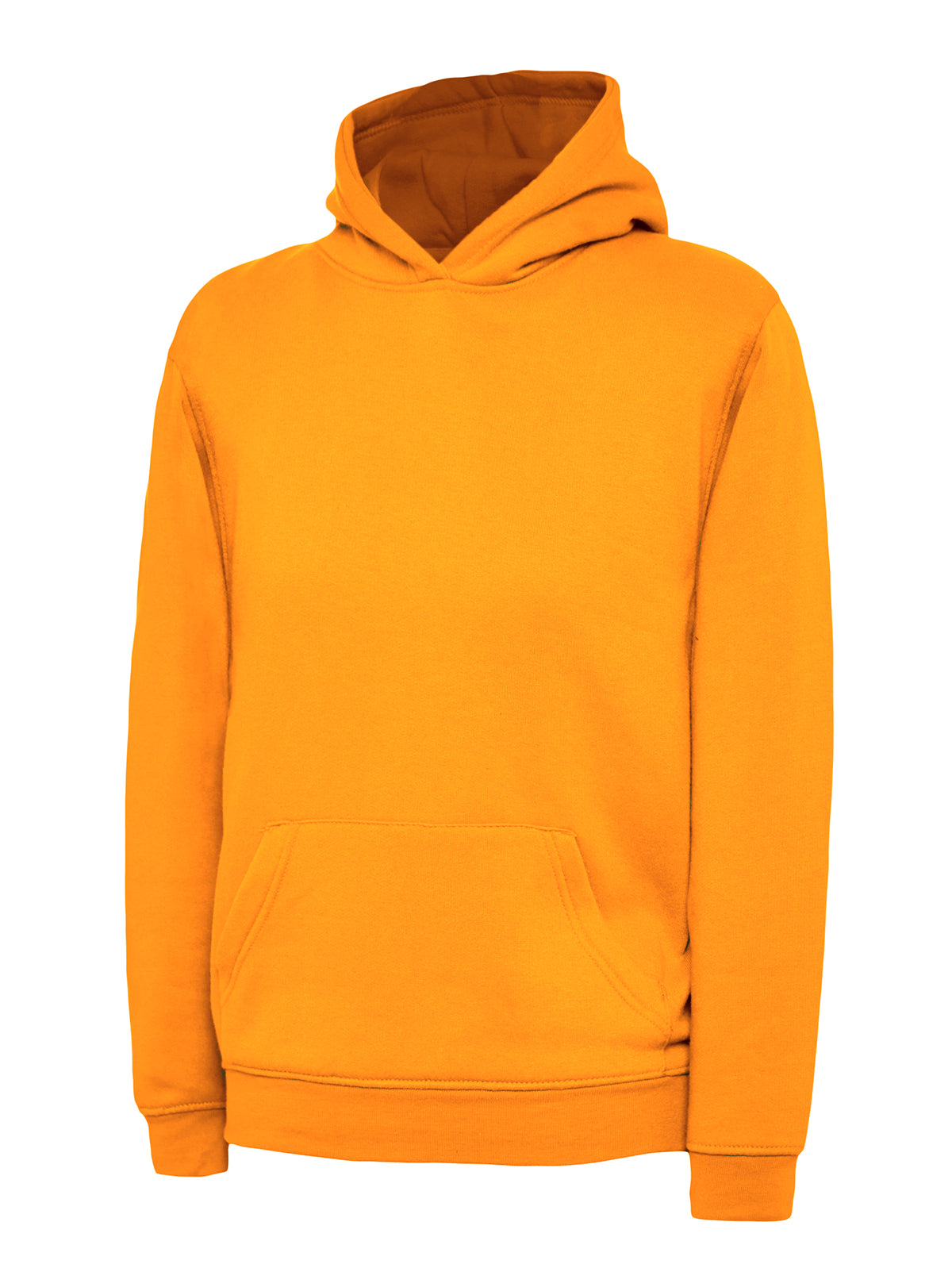 Uneek Childrens Classic Hooded Sweatshirt in Orange