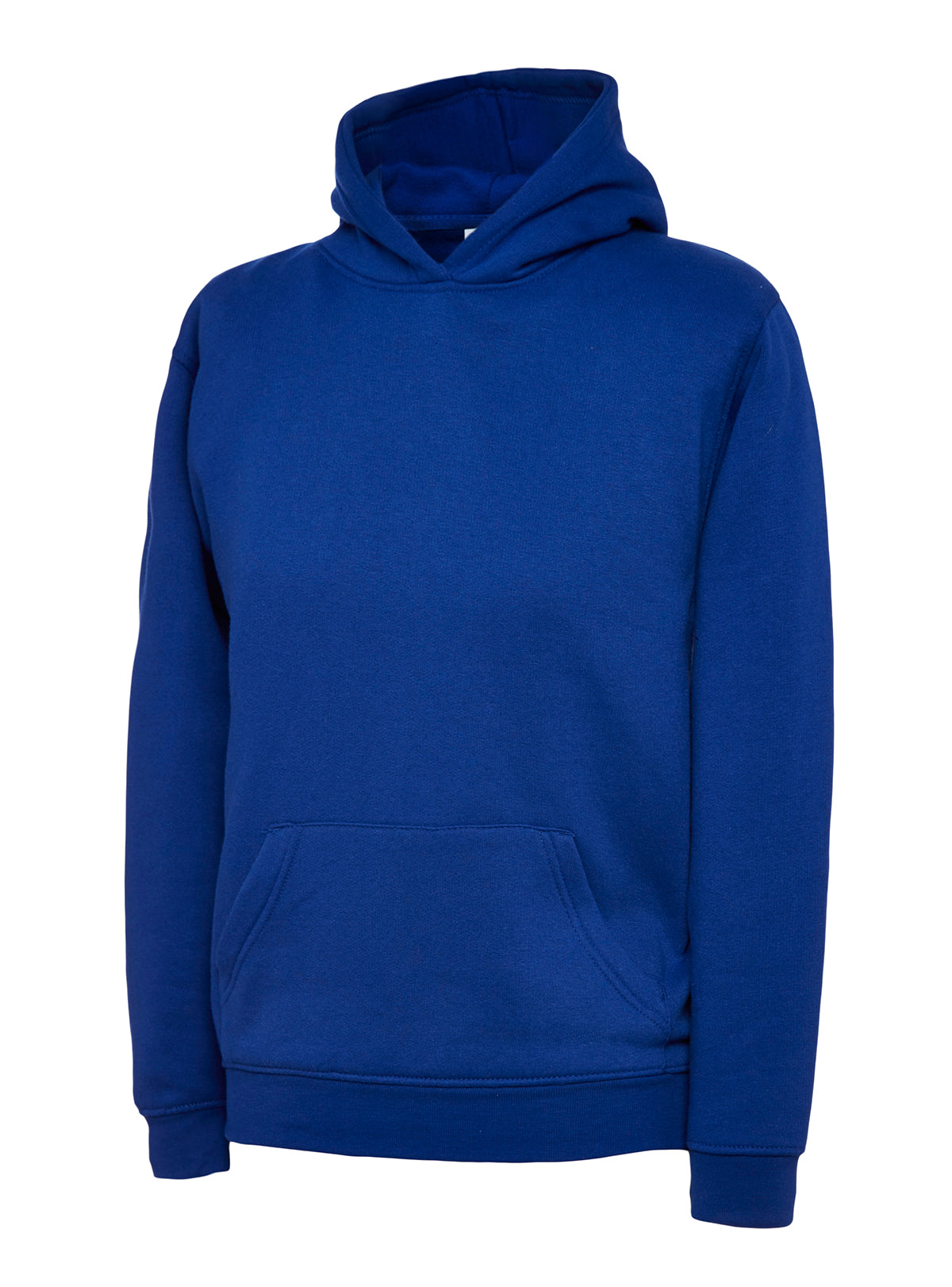 Uneek Childrens Classic Hooded Sweatshirt in Royal