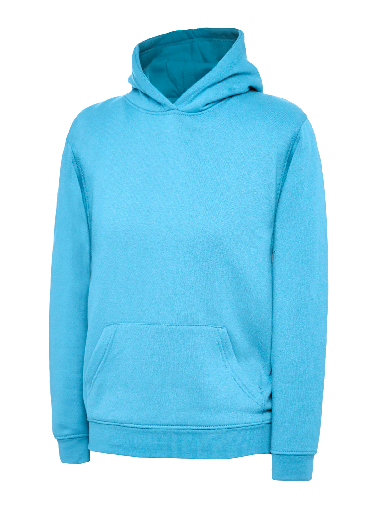 Uneek Childrens Classic Hooded Sweatshirt in Sky