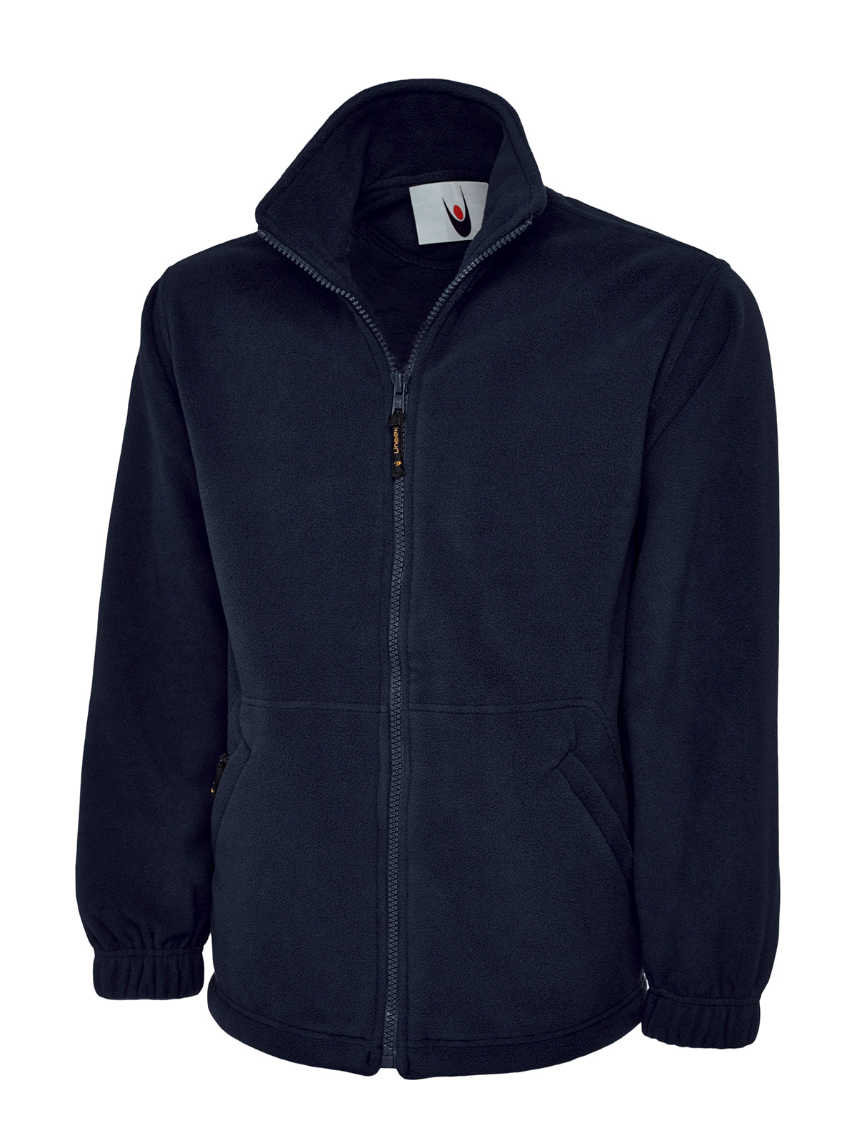 Uneek Heavyweight Full Zip Fleece Jacket in Navy