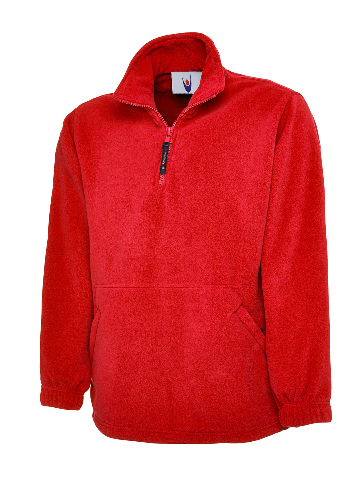 Uneek Classic Quarter Zip Fleece Jacket in Red