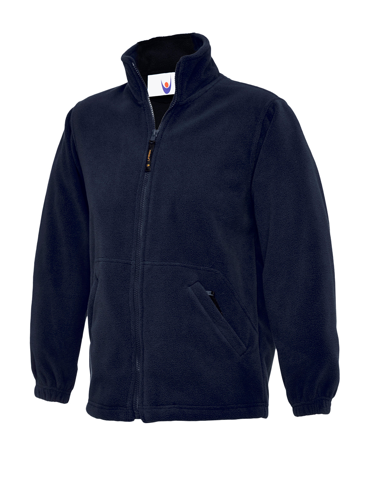 Uneek Childrens Classic Full Zip Fleece Jacket in Navy