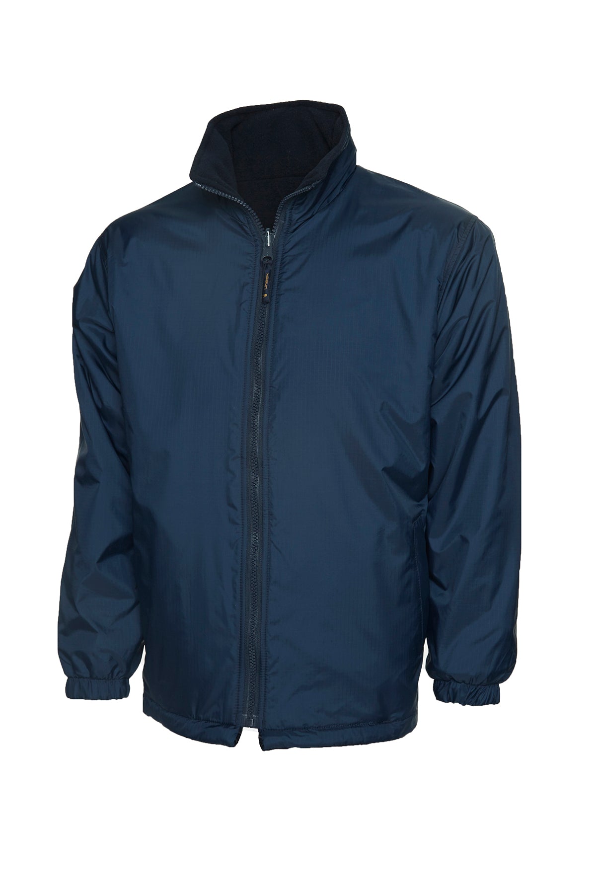 Uneek Childrens Reversible Fleece Jacket in Navy