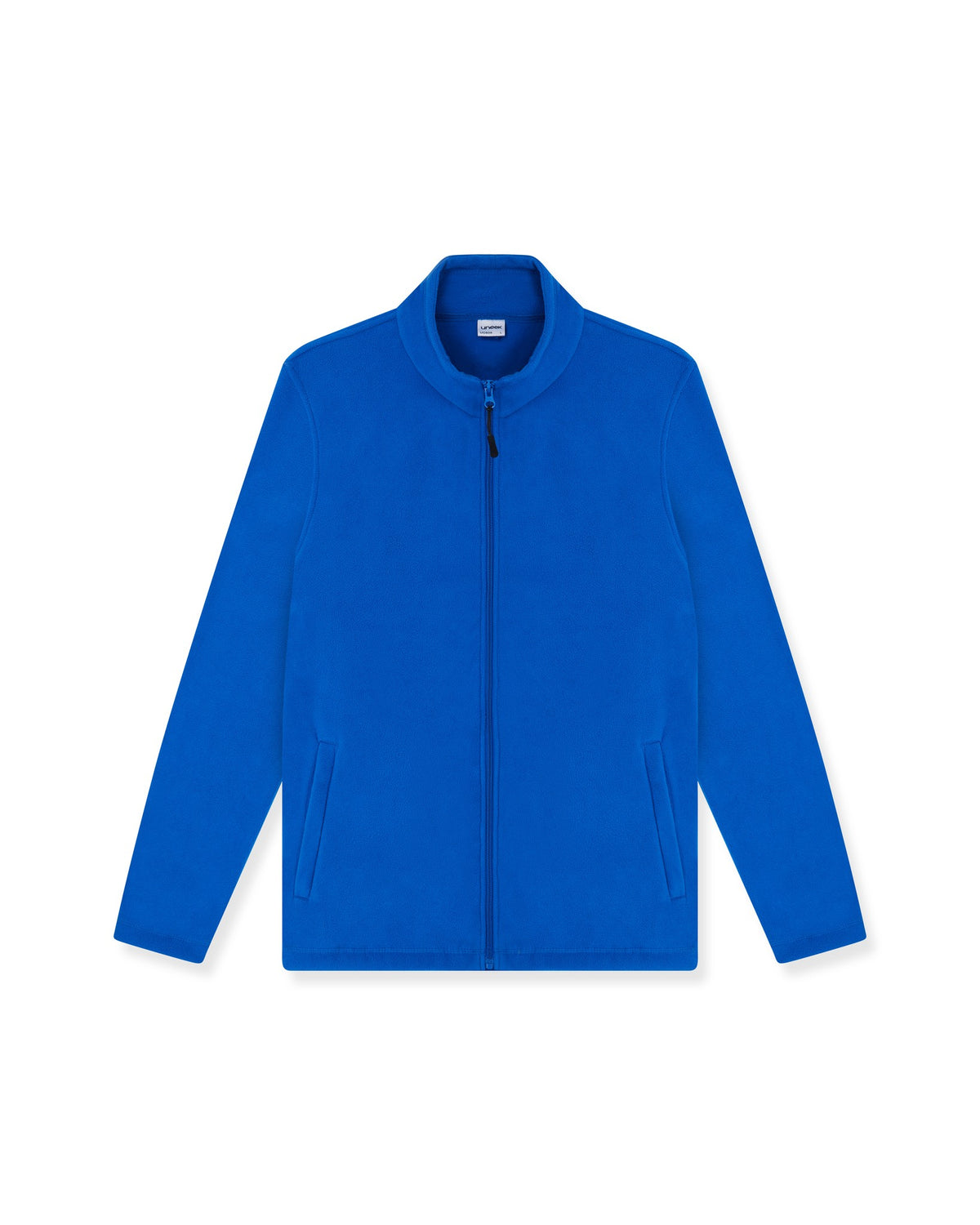 Uneek Lightweight Full Zip Microfleece Jacket in Royal, front view