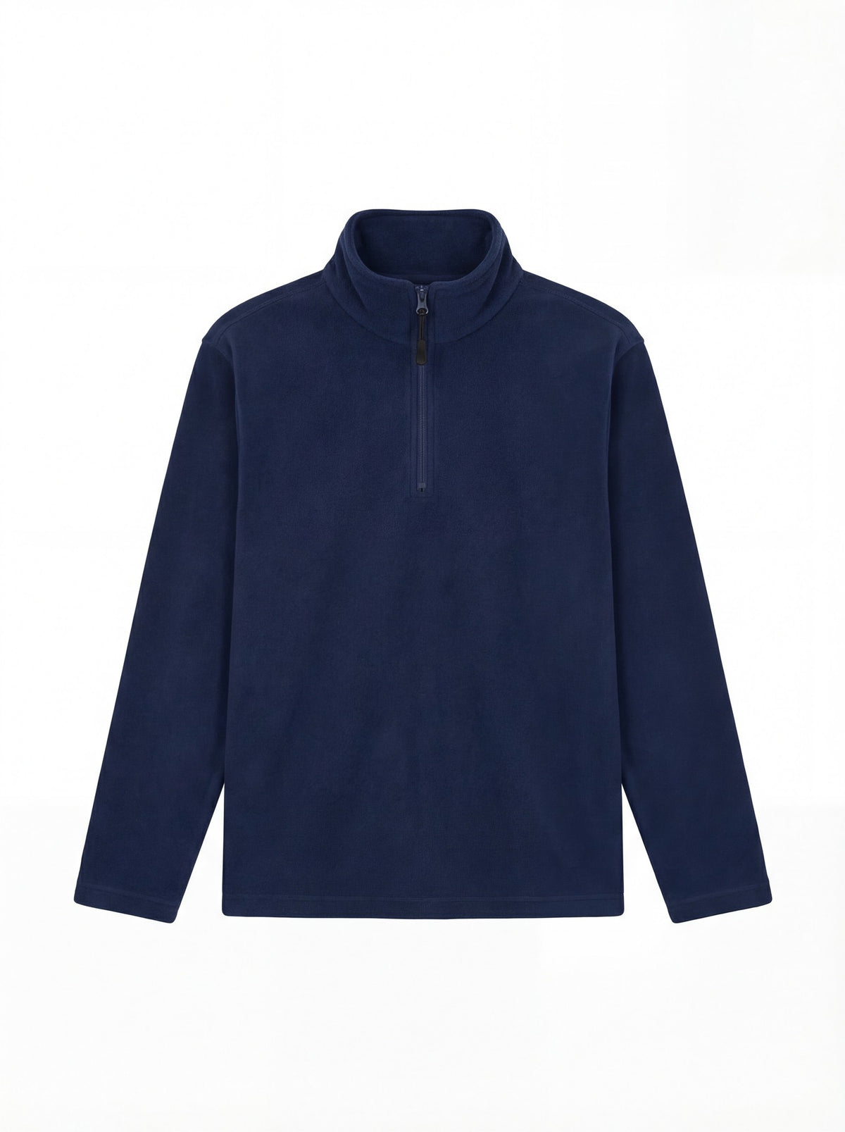 Uneek Lightweight Quarter Zip Microfleece Jacket in Navy, front view