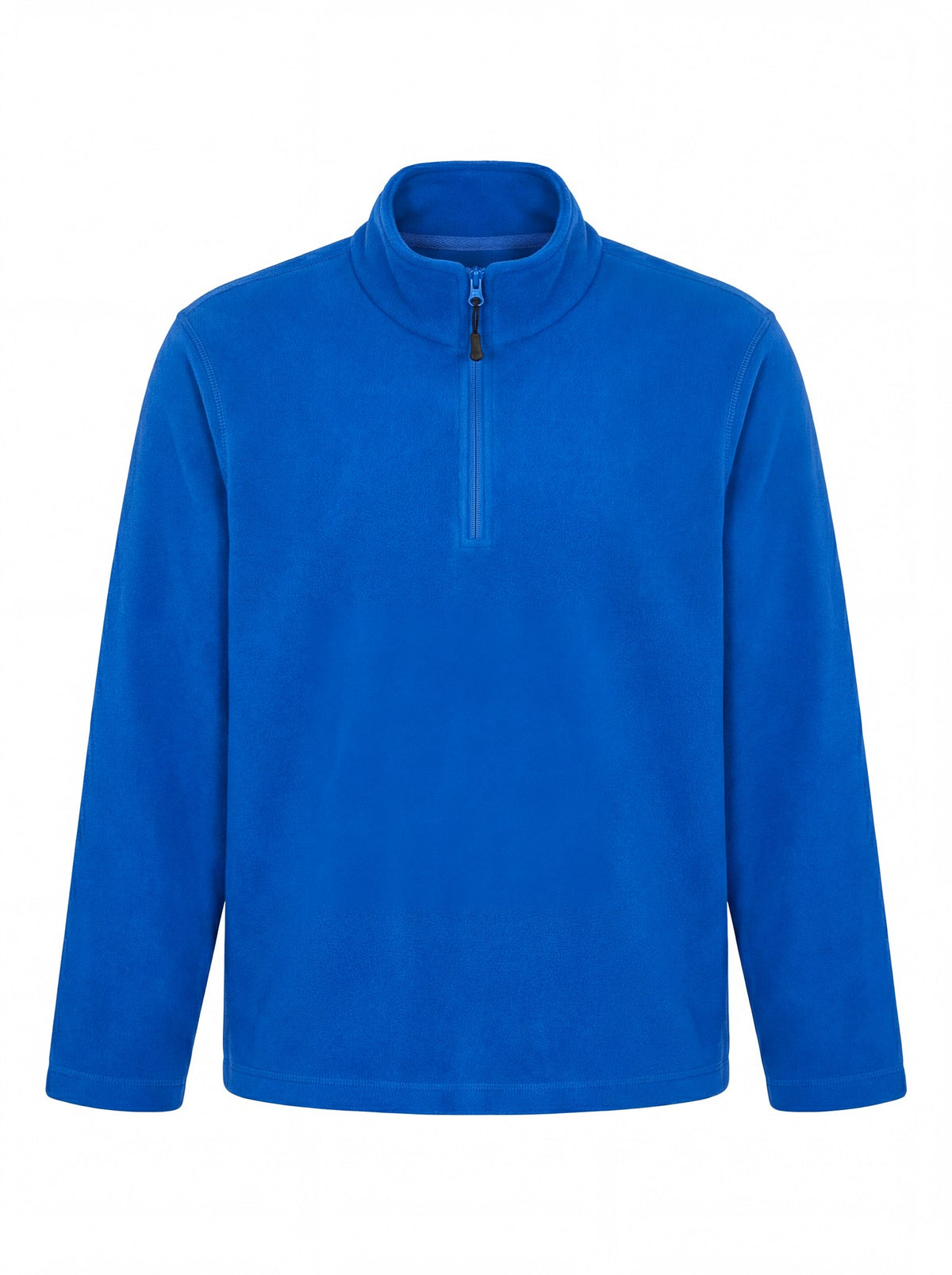 Uneek Lightweight Quarter Zip Microfleece Jacket in Royal, front view