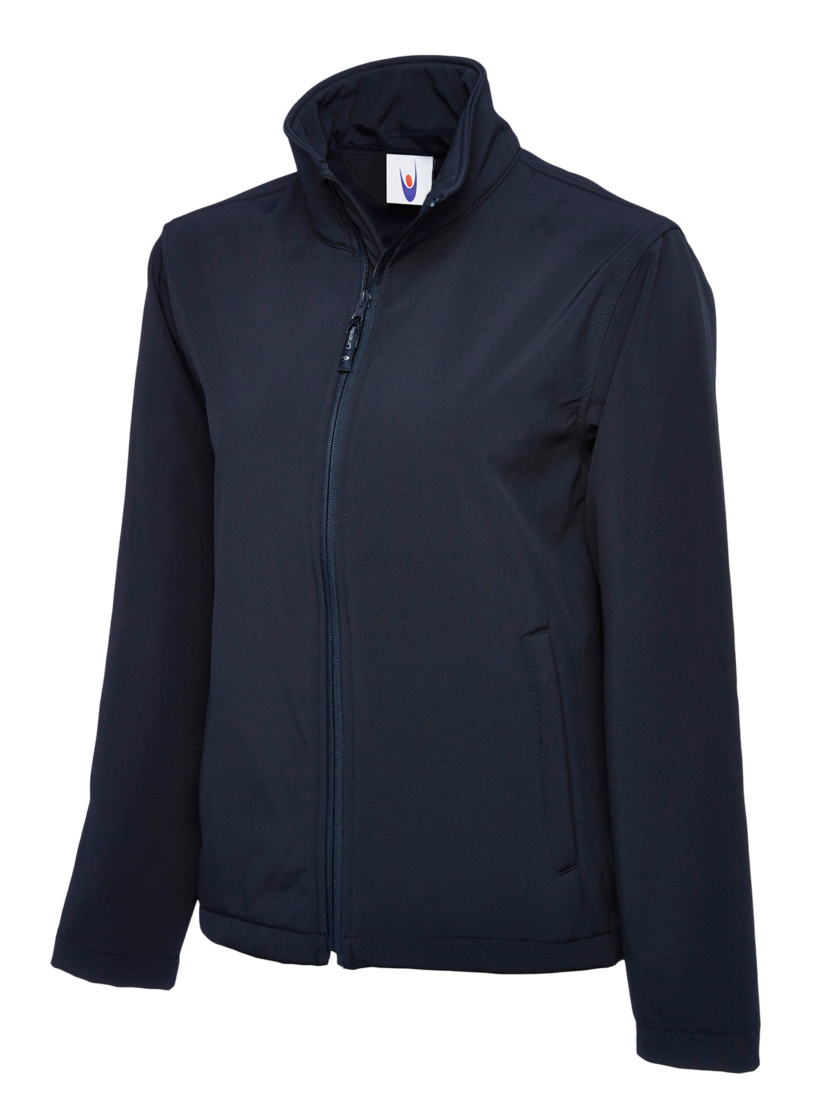 Uneek Classic Full Zip Soft Shell Jacket in Navy
