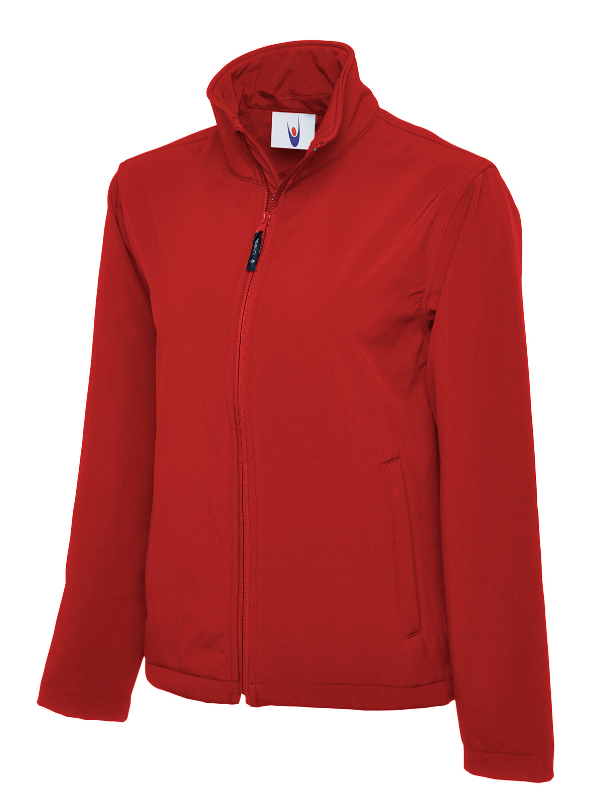 Uneek Classic Full Zip Soft Shell Jacket in Red