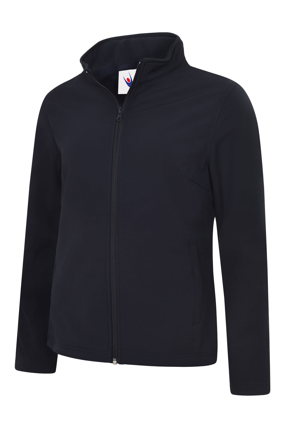Uneek Ladies Classic Full Zip Soft Shell Jacket in Navy