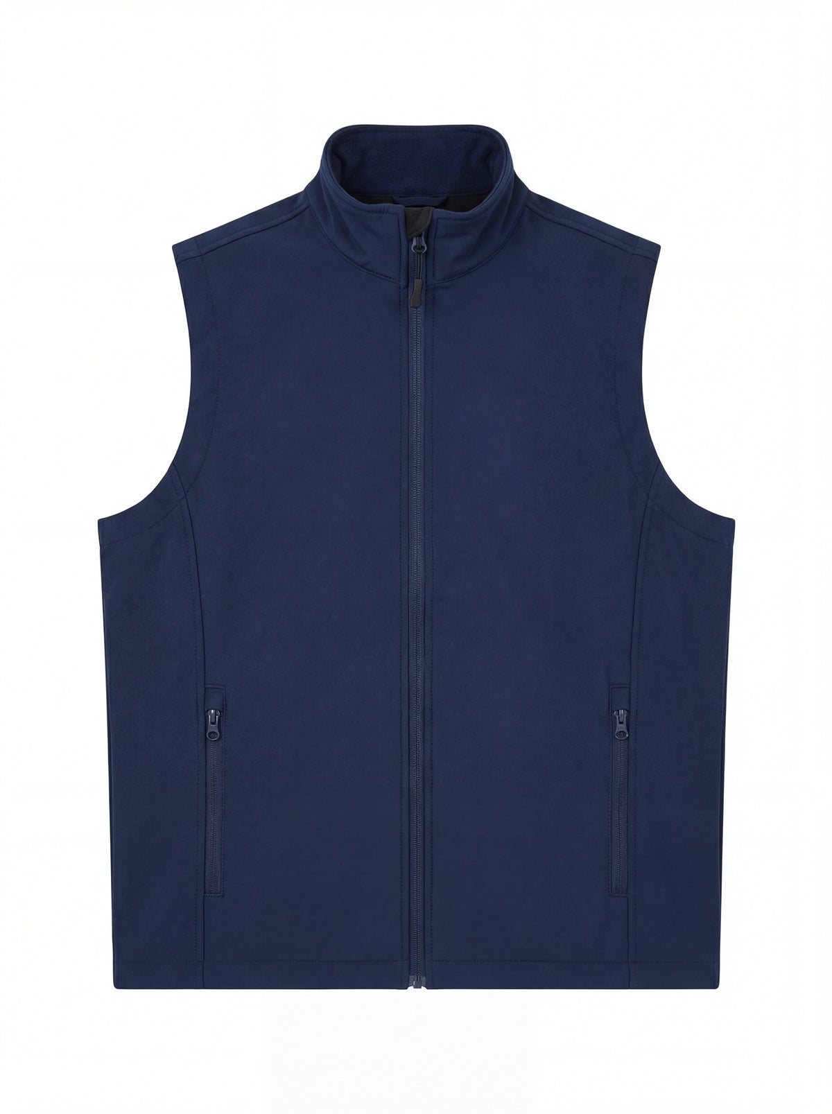 Uneek Ladies Printable Softshell Gilet in Navy/Navy, front view
