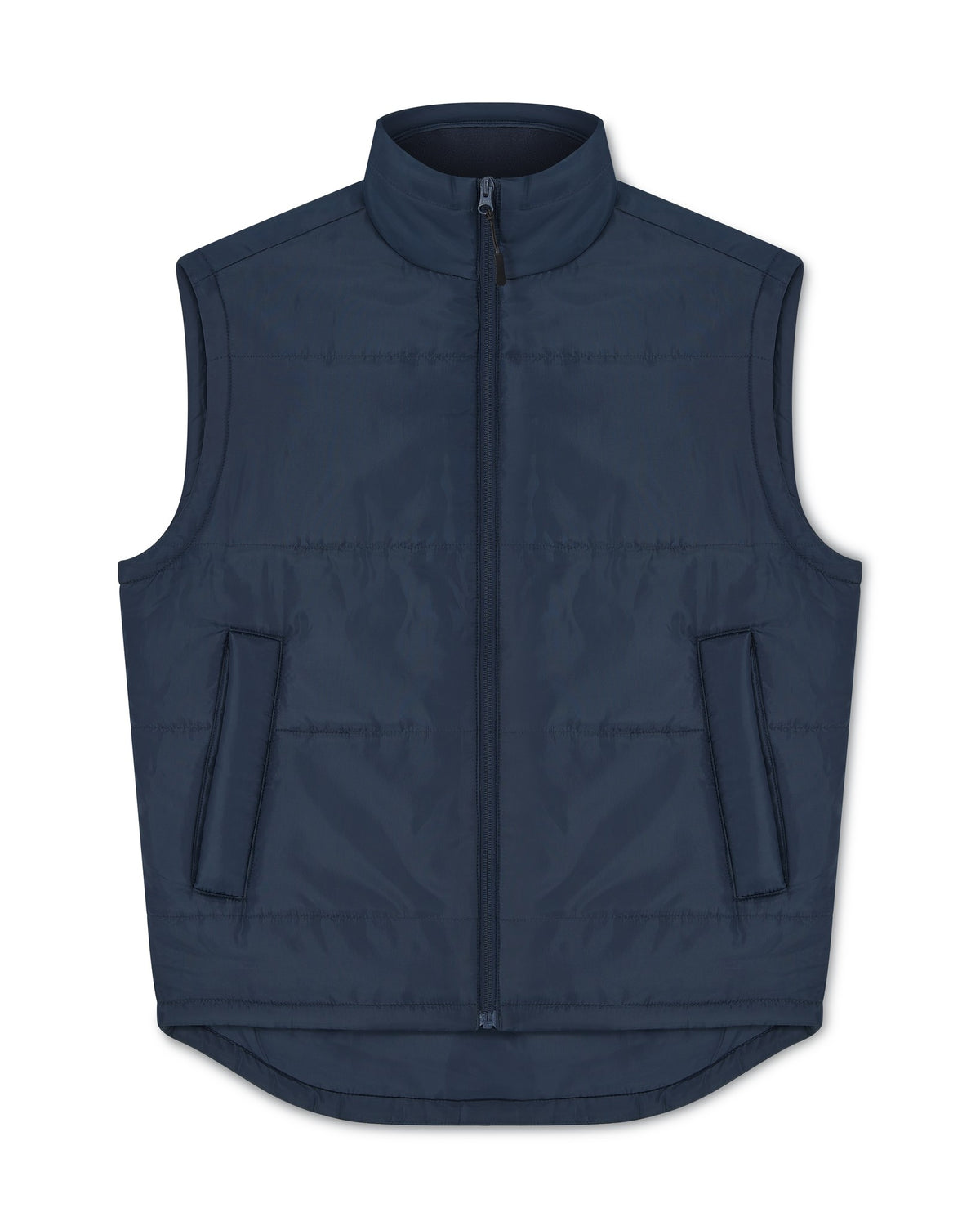 Uneek Padded Bodywarmer in Navy, front view