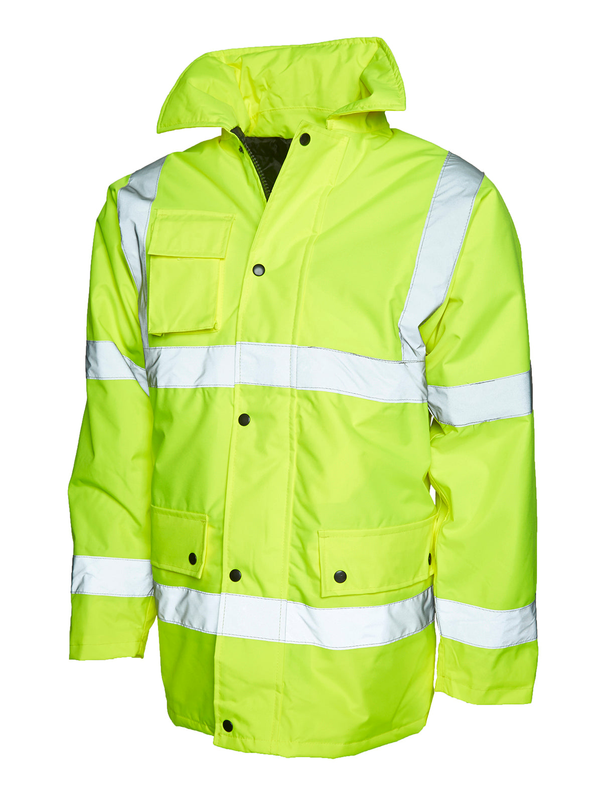Uneek Hi Vis Road Safety Jacket in Yellow