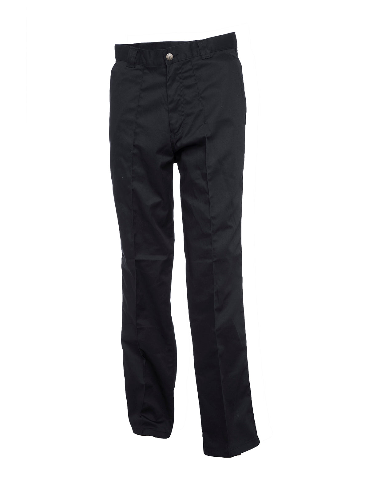 Uneek Workwear Trouser Regular in Black, back view