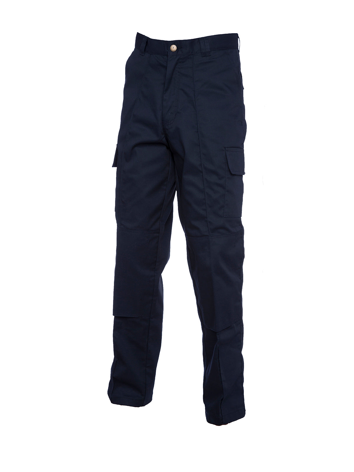 Uneek Cargo Trouser with Knee Pad Pockets Long in Navy