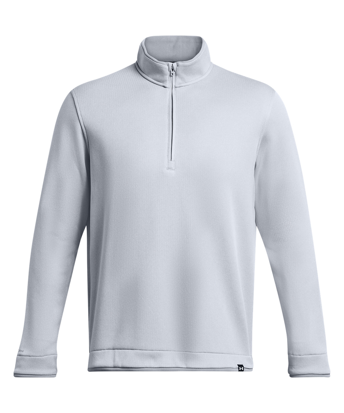 Under Armour Golf UA storm sweaterfleece QZ LB in Steel, front view