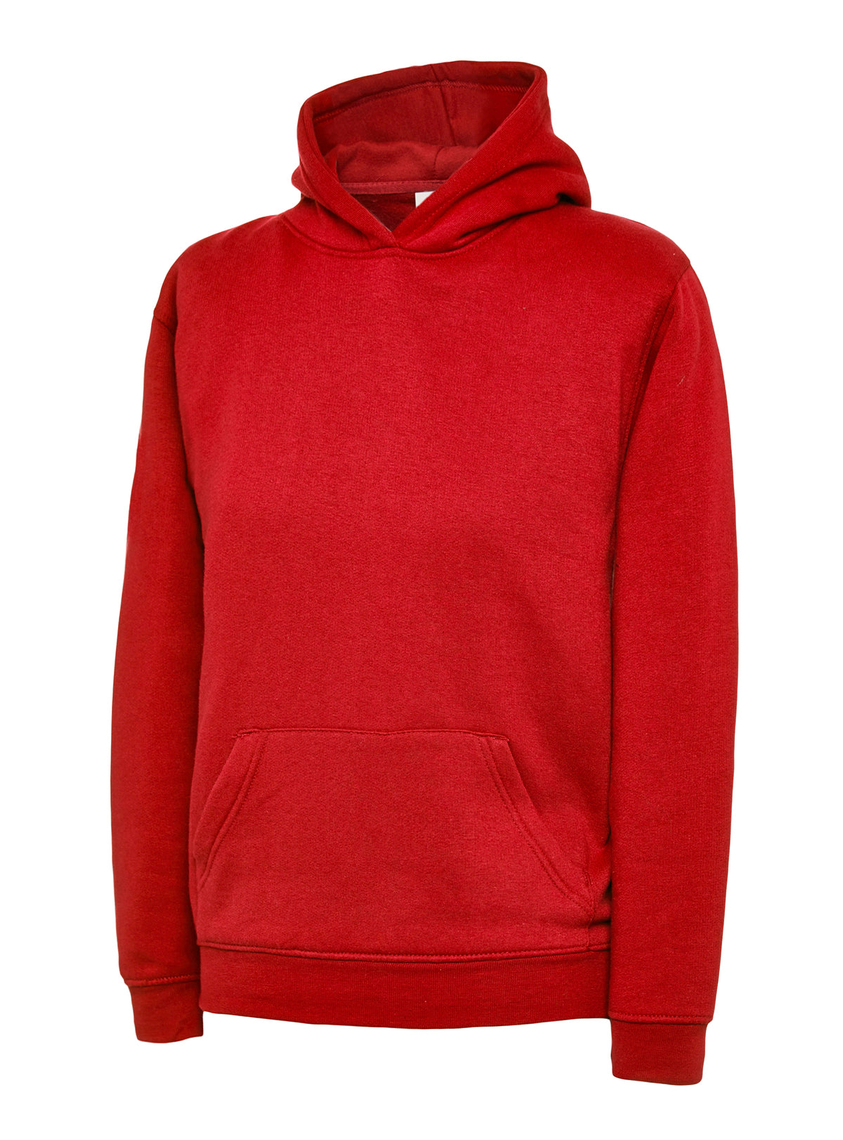 Uneek The UX Children’s Hooded Sweatshirt in Red