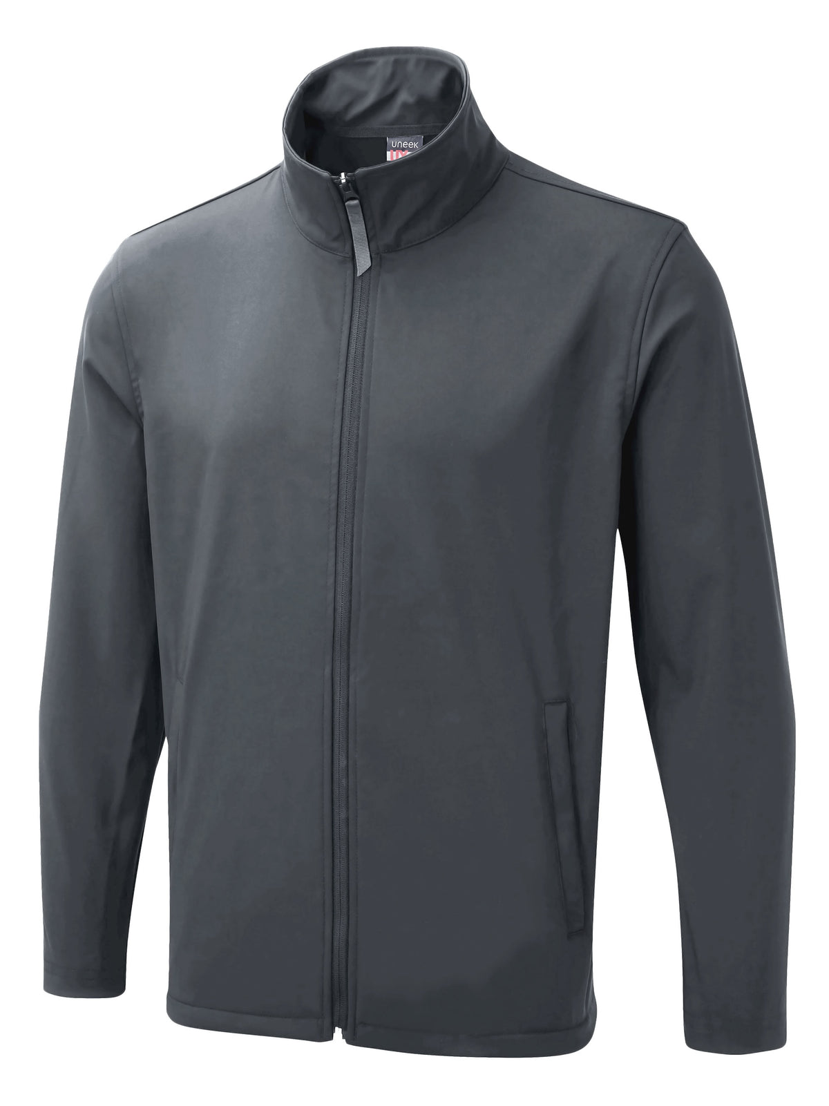 Uneek The UX Printable Soft Shell Jacket in Light Grey