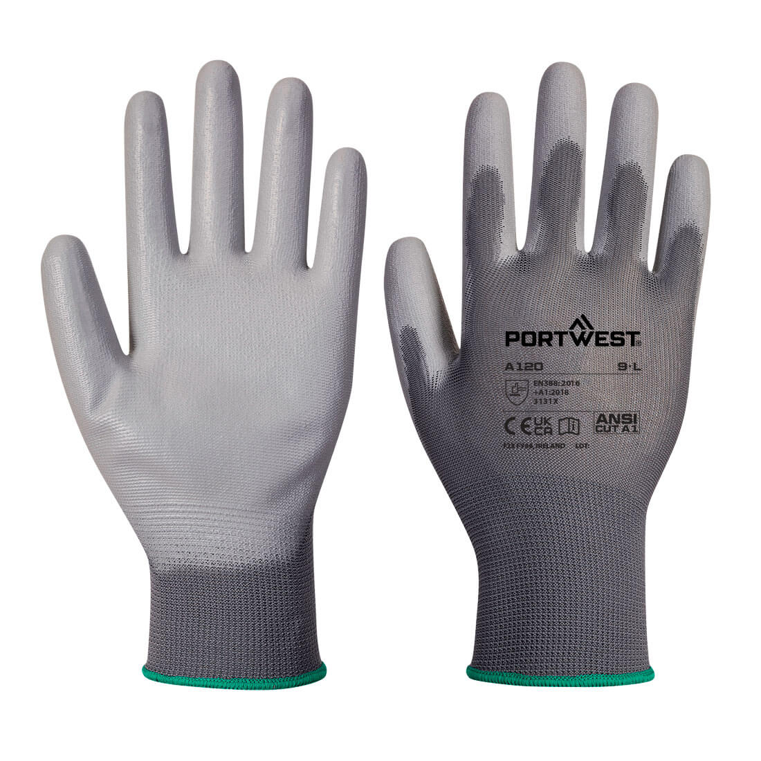 Portwest Vending PU Palm (288 Pairs) in Grey, main product image
