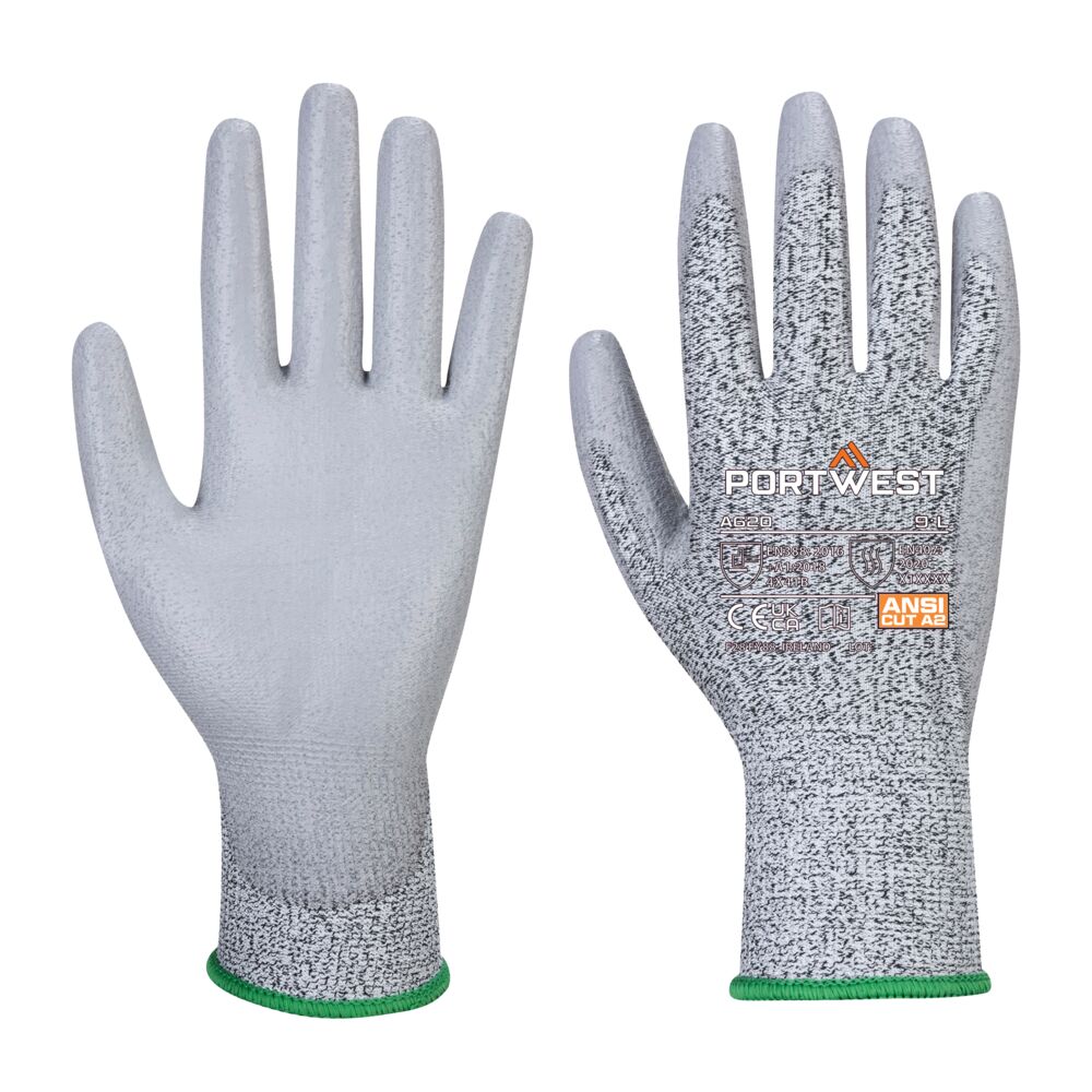 Portwest Vending Cut B13 PU Glove (144 Pairs) in Grey, main product image