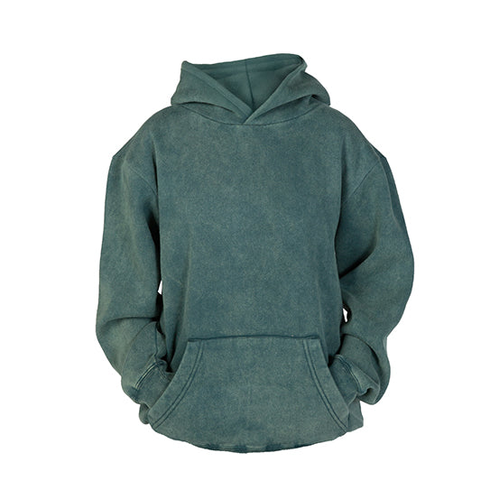 Cotton Ridge W76 Gemini Oversized Hoodie in Vintage Green