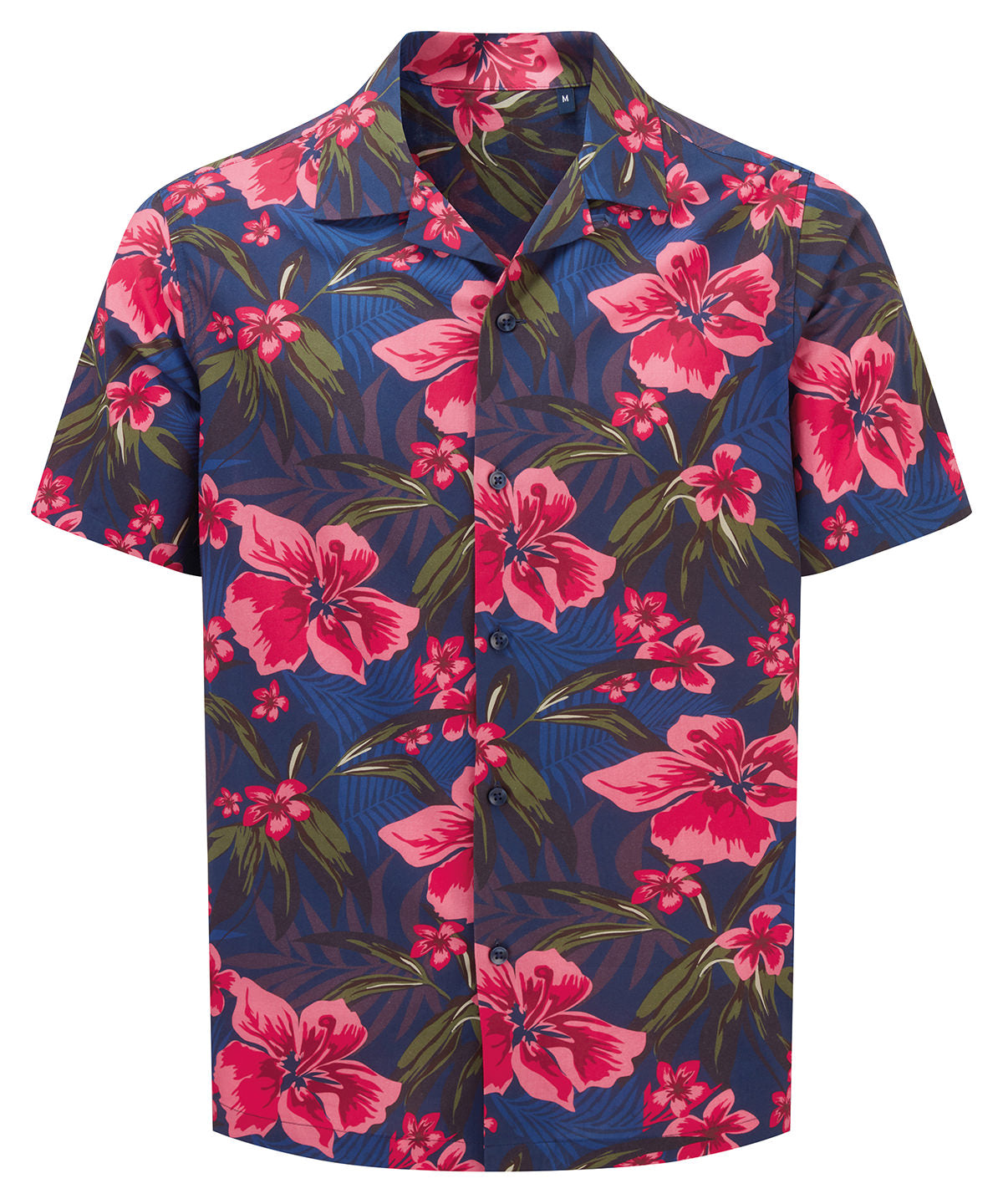 Wombat Men's shirt in Navy/Pink†, front view