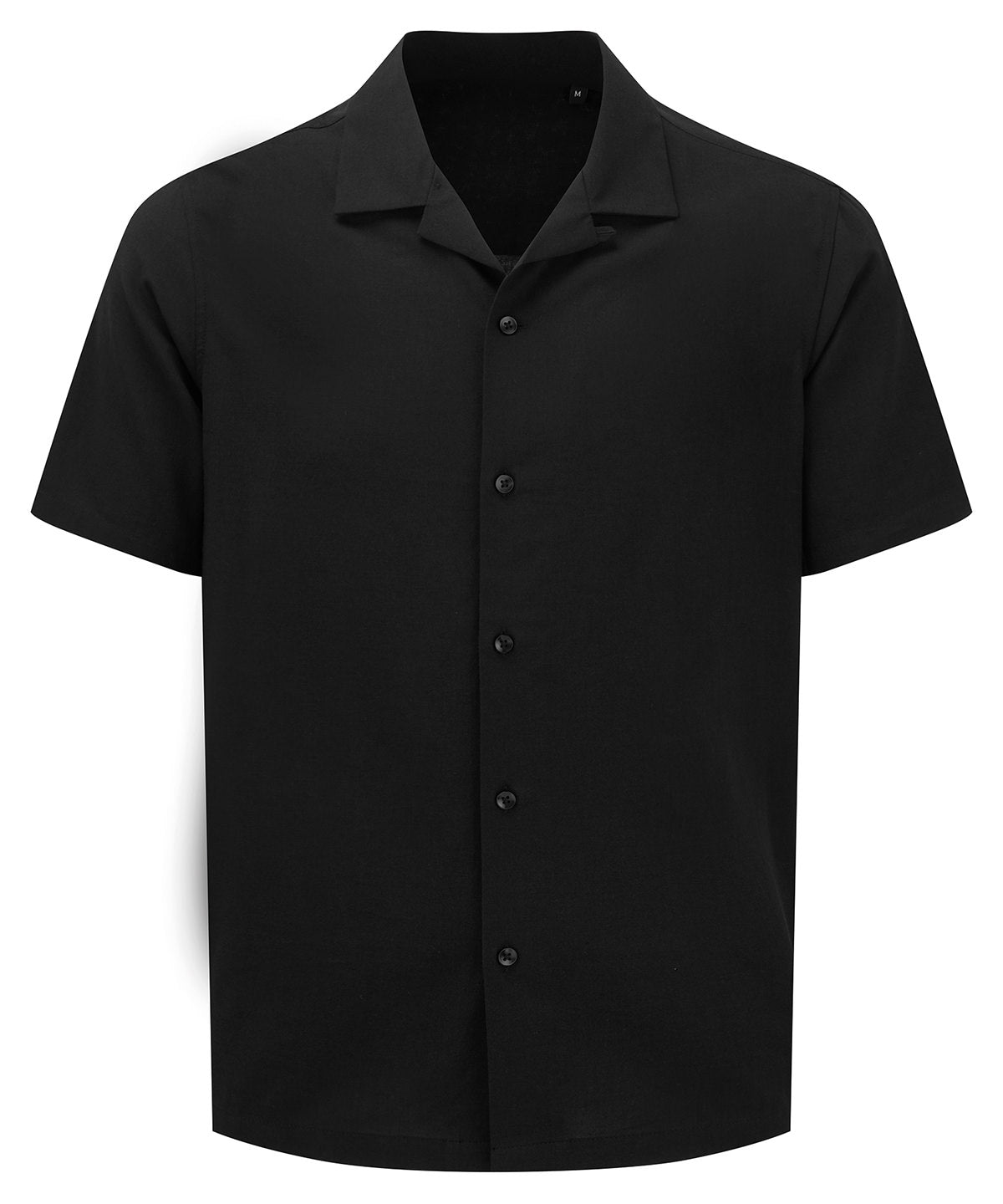 Wombat Men's shirt in Solid Black†, front view