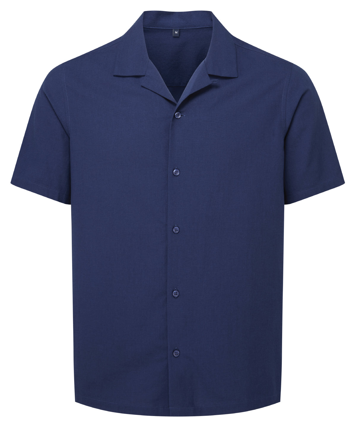 Wombat Men's shirt in Solid Navy, front view
