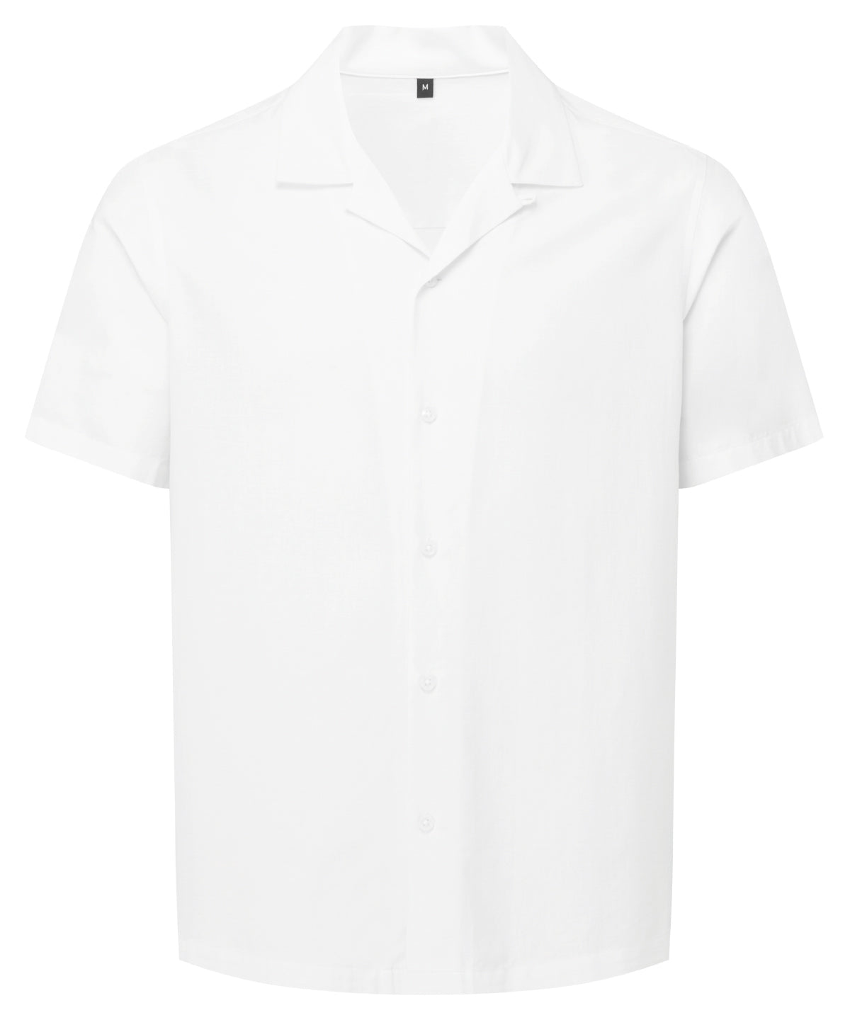 Wombat Men's shirt in Solid White, front view